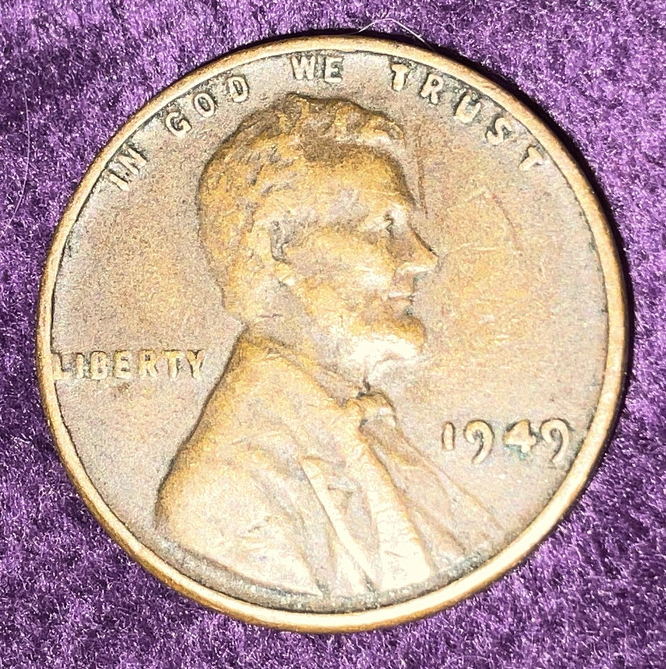 Penny 1949 Lincoln  1  coin collectible - Main Image 3