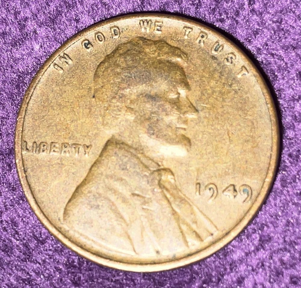 Penny 1949 Lincoln  2  coin collectible - Main Image 3