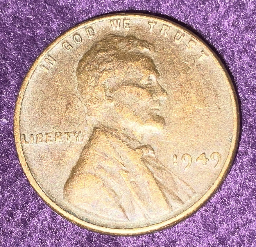 Penny 1949 Lincoln  3  coin collectible - Main Image 3