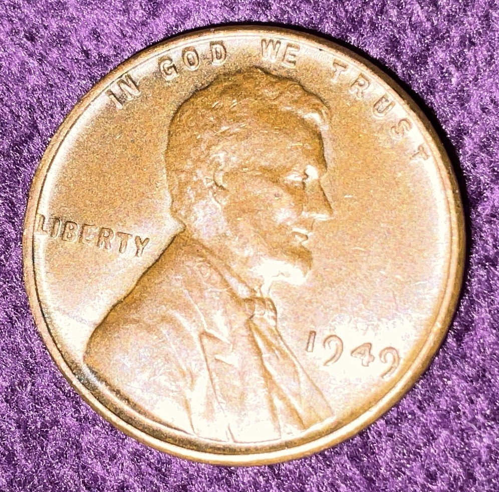 Penny 1949 Lincoln  9  coin collectible - Main Image 3