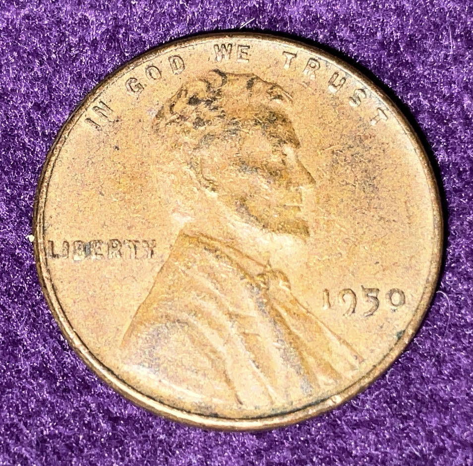 Penny 1950 Lincoln  1  coin collectible - Main Image 3
