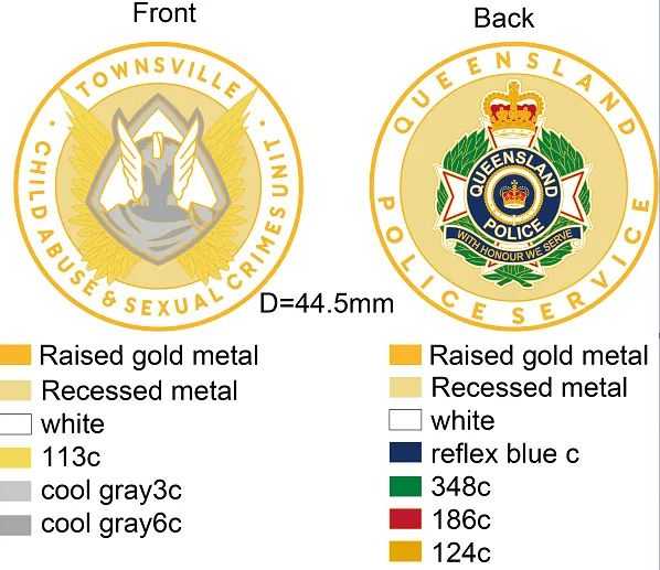 176 2024 Child Abuse & Sexual Crimes Unit  coin collectible - Main Image 2