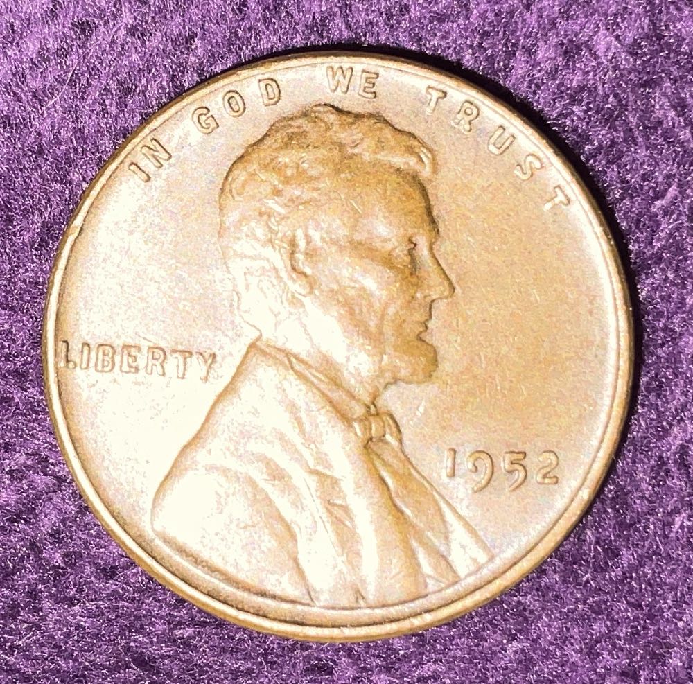 Penny 1952 Lincoln  2  coin collectible - Main Image 3