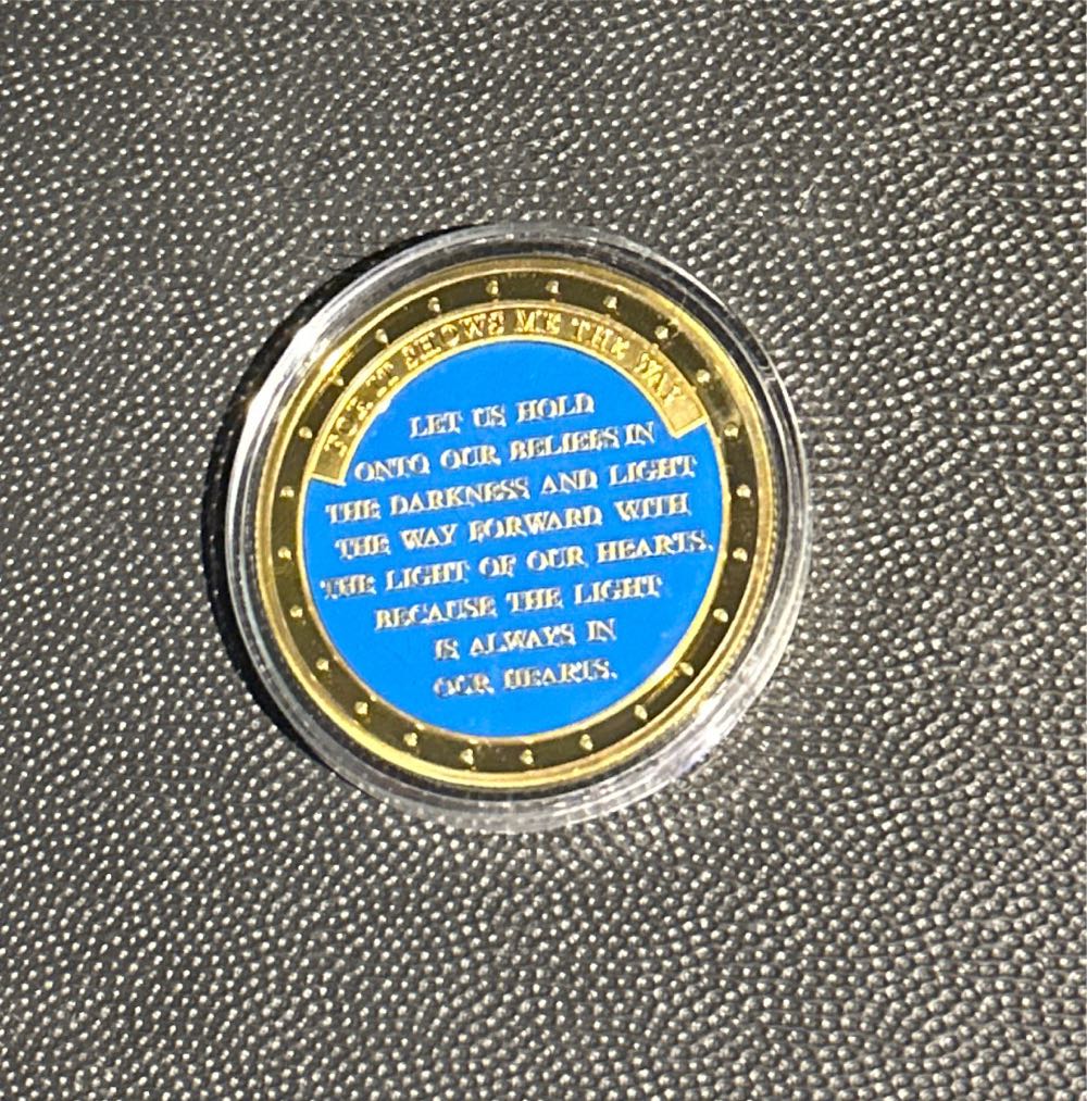 I Will Love The Light Gold  coin collectible - Main Image 2