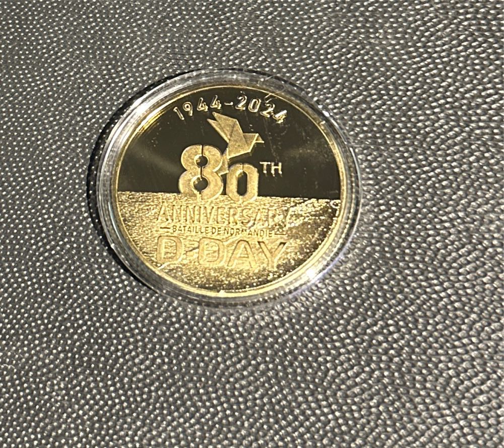 80 D-day Debarquement Boat  coin collectible - Main Image 2