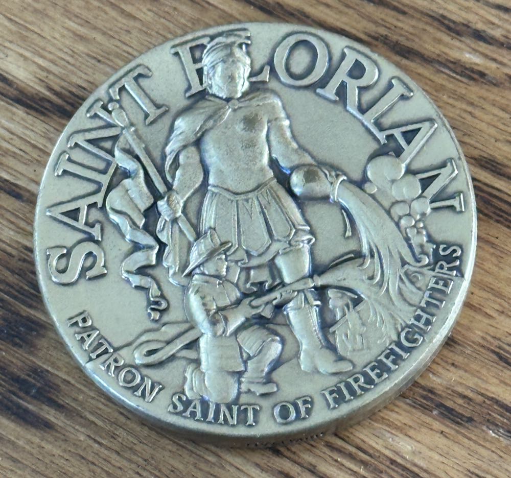 Iaff Saint Florian  coin collectible - Main Image 2