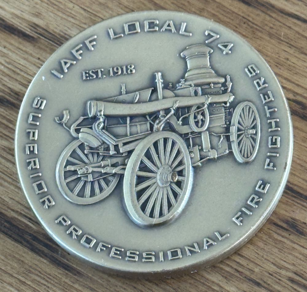 Superior, WI  Local 74  coin collectible - Main Image 2