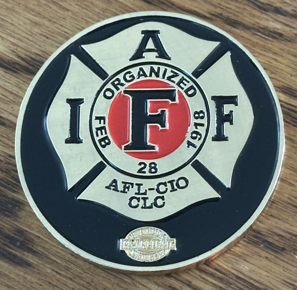 Tennessee professional firefighters  coin collectible - Main Image 2