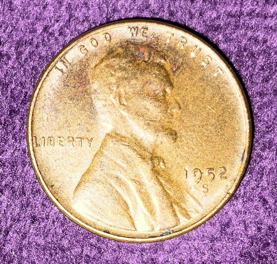 Penny 1952 Lincoln S 4  coin collectible - Main Image 3
