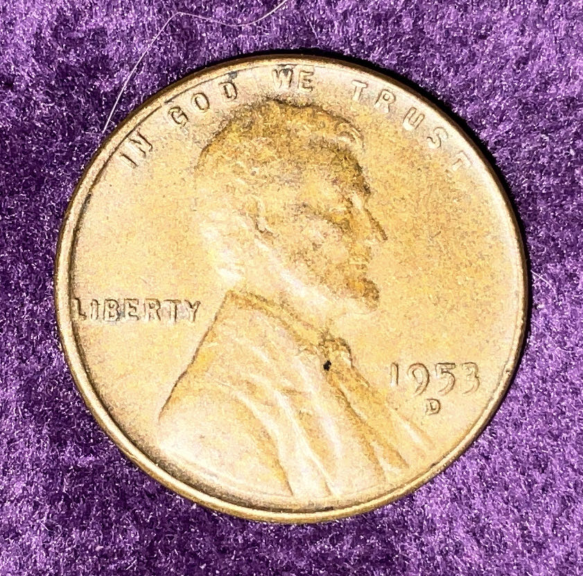 Penny 1953 Lincoln D 3  coin collectible - Main Image 3