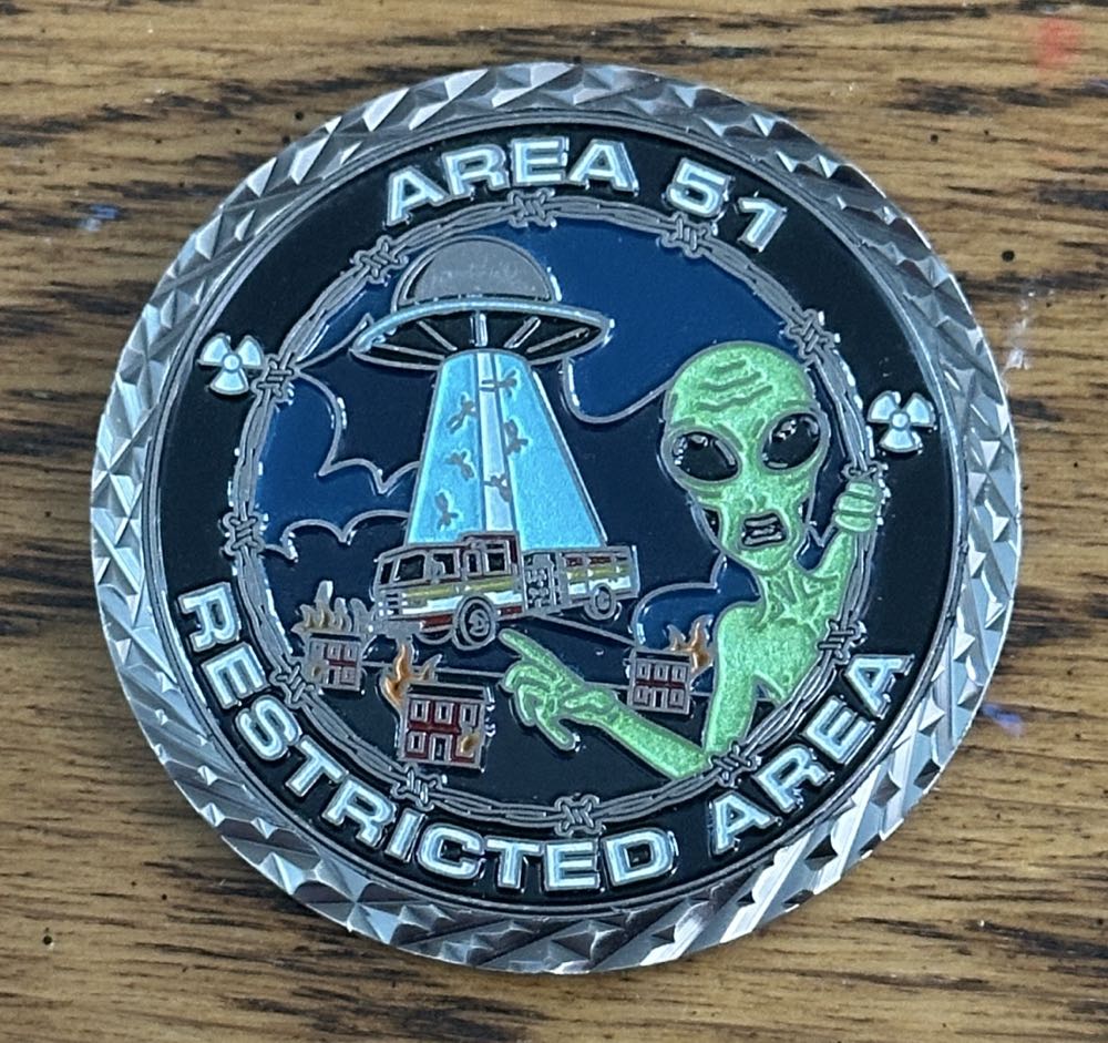 Grandview Heights, OH “Area 51”  coin collectible - Main Image 2