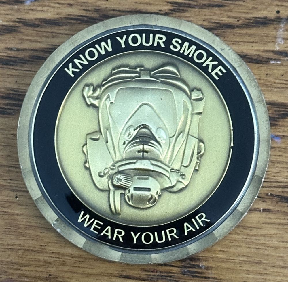 Fire smoke coalition  coin collectible - Main Image 2