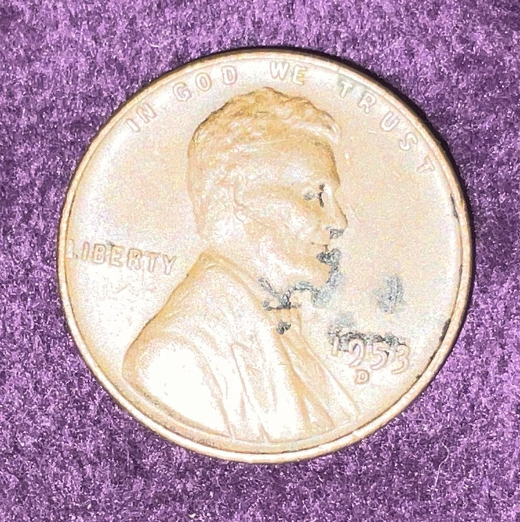 Penny 1953 Lincoln D 10  coin collectible - Main Image 3