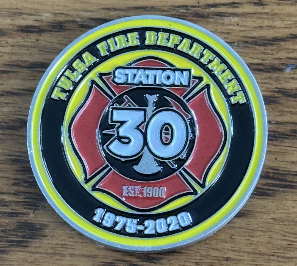 Tulsa Fire Station 66  coin collectible - Main Image 2