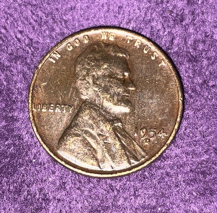 Penny 1954 Lincoln D 1  coin collectible - Main Image 3