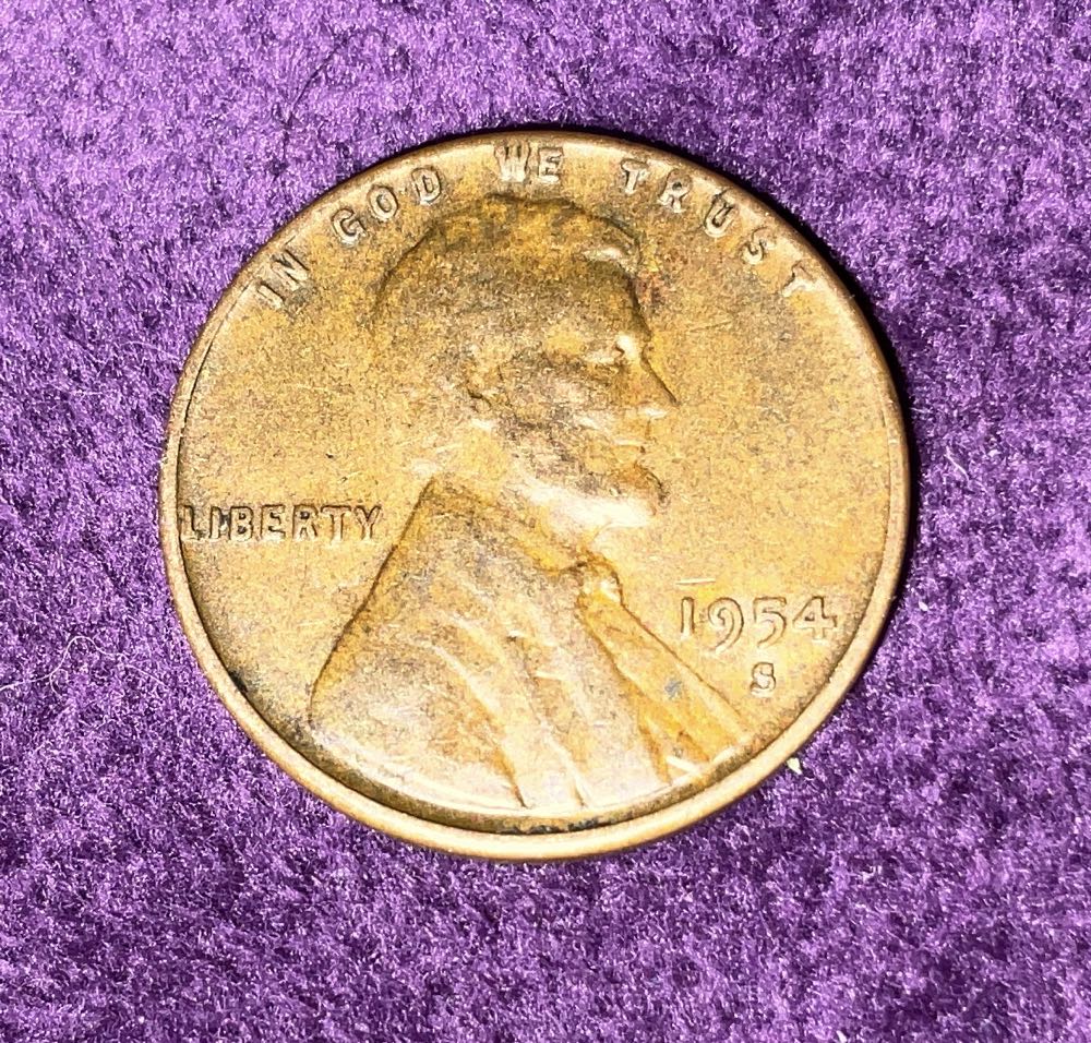 Penny 1954 Lincoln S 3  coin collectible - Main Image 3