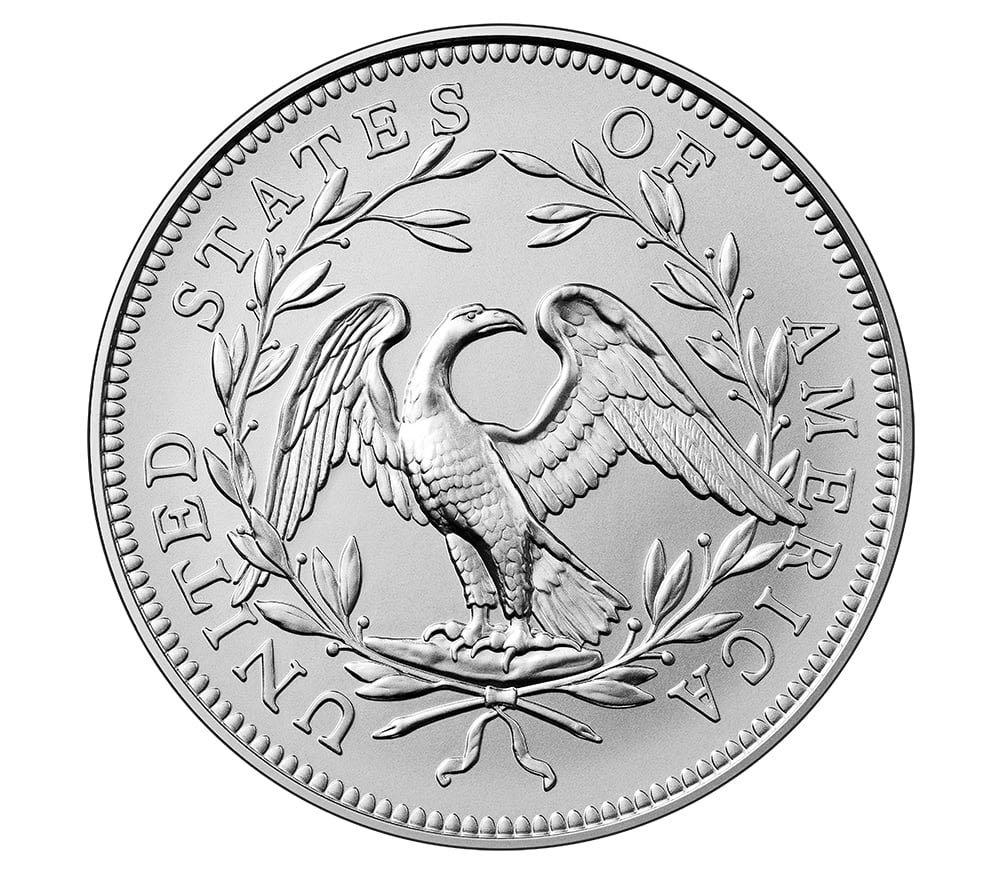 230th Anniversary Flowing Hair Silver Medal - P  coin collectible - Main Image 2