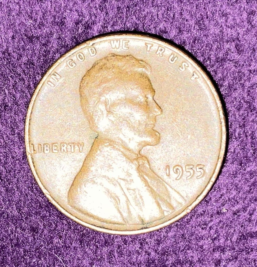 Penny 1955 Lincoln  5  coin collectible - Main Image 3