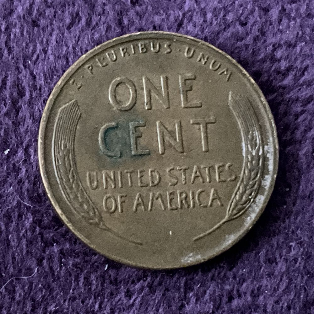 Penny 1955 Lincoln D 4  coin collectible - Main Image 2