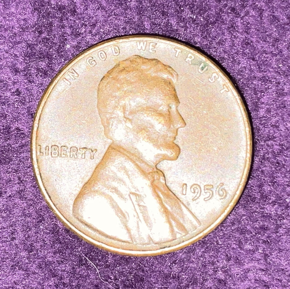 Penny 1956 Lincoln  2  coin collectible - Main Image 3