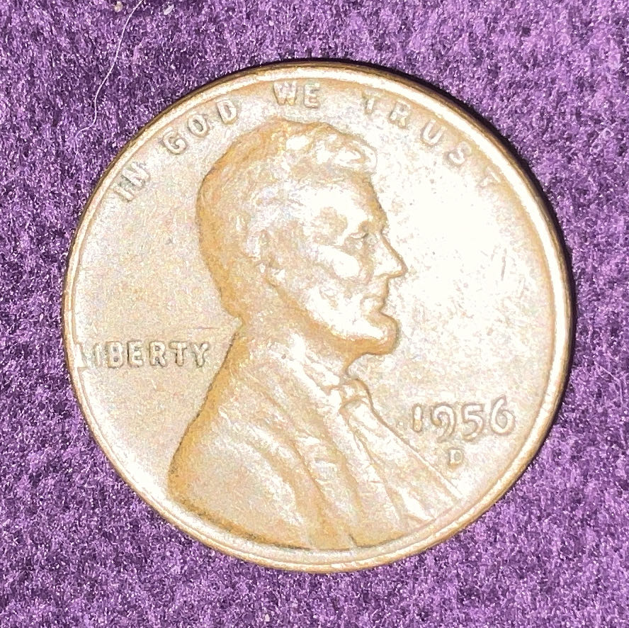 Penny 1956 Lincoln D 11  coin collectible - Main Image 3