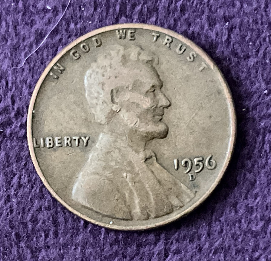 Penny 1956 Lincoln D coin collectible - Main Image 1