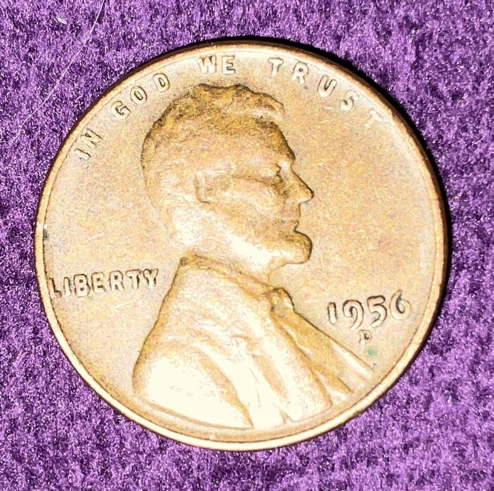 Penny 1956 Lincoln D coin collectible - Main Image 3