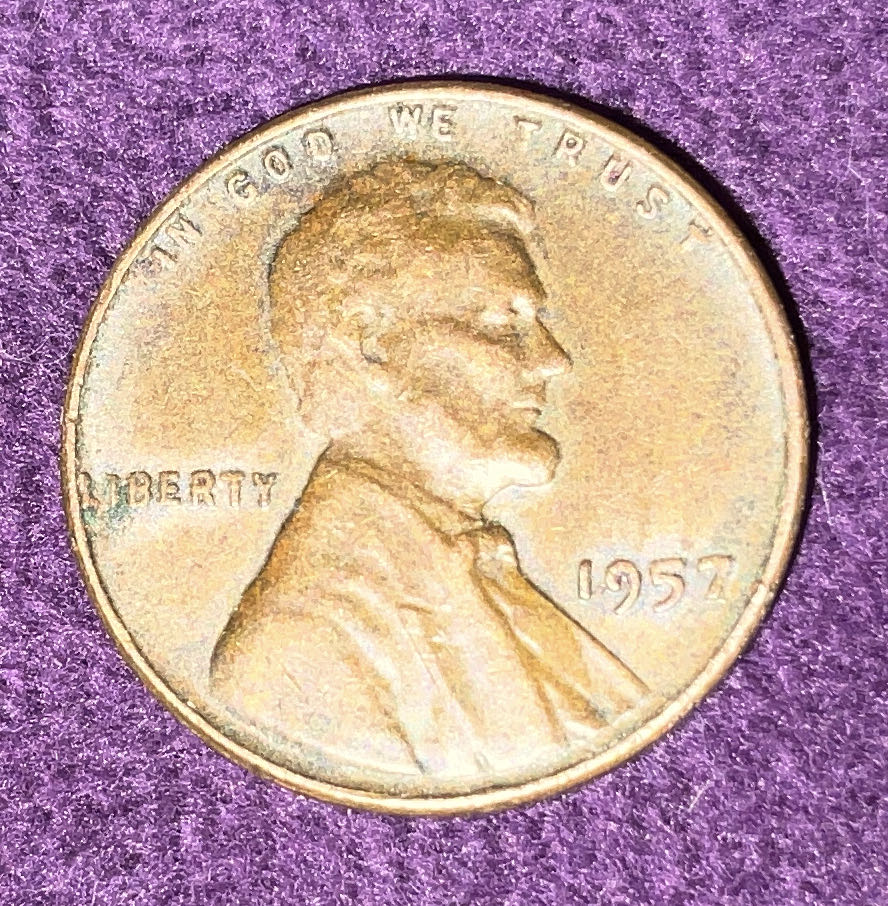 Penny 1957 Lincoln  4  coin collectible - Main Image 3