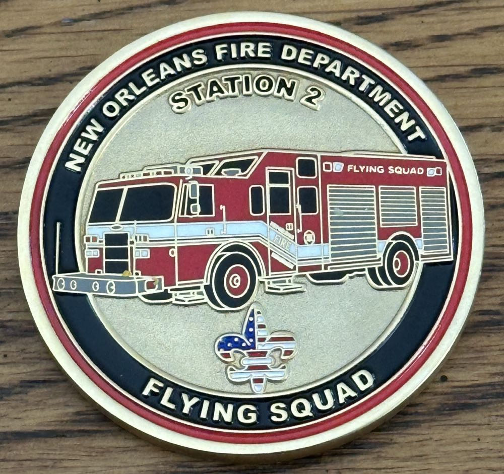 NOLA Flying Squad  coin collectible - Main Image 2