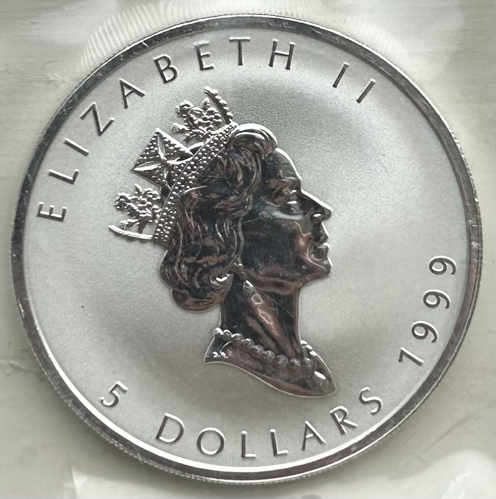 1999 Canadian Maple - Rabbit Privy  coin collectible - Main Image 2