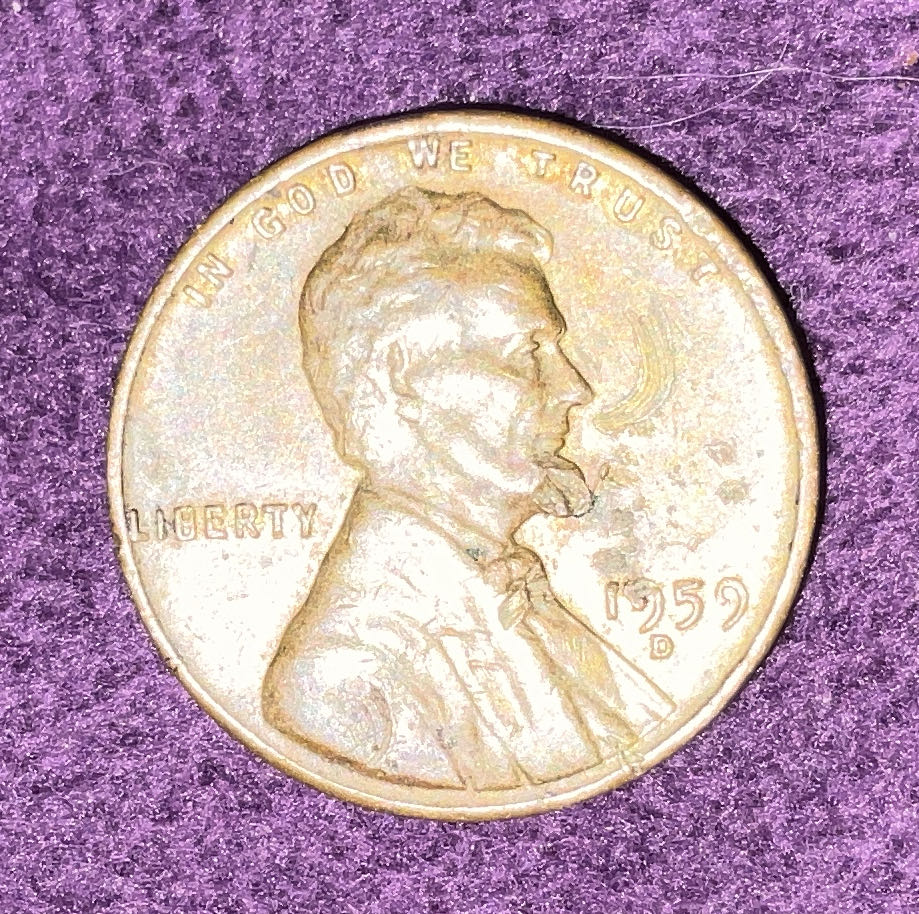 Penny 1959 Lincoln D  coin collectible - Main Image 3