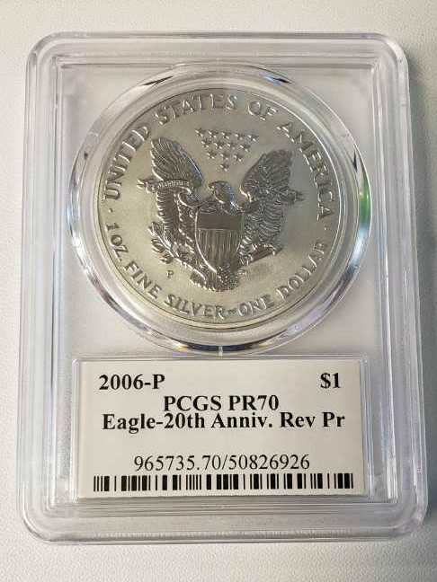 2006 American Eagle 20th Anniversary   coin collectible - Main Image 2