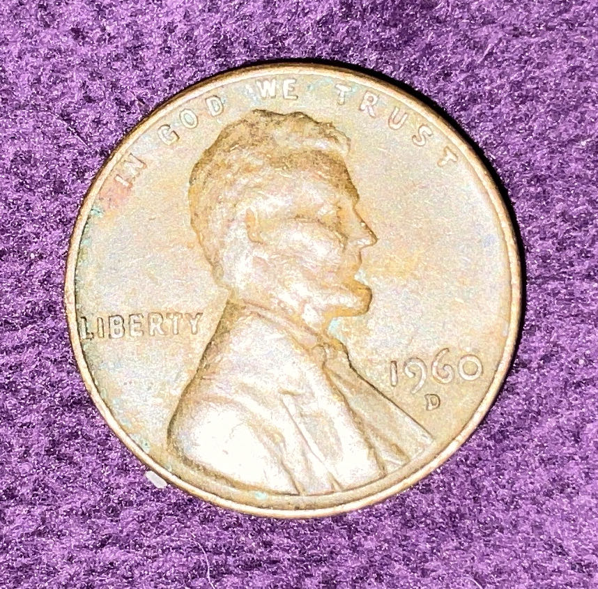 Penny 1960 Lincoln D  coin collectible - Main Image 3