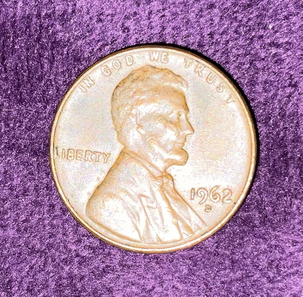 Penny 1962 Lincoln D  coin collectible - Main Image 3