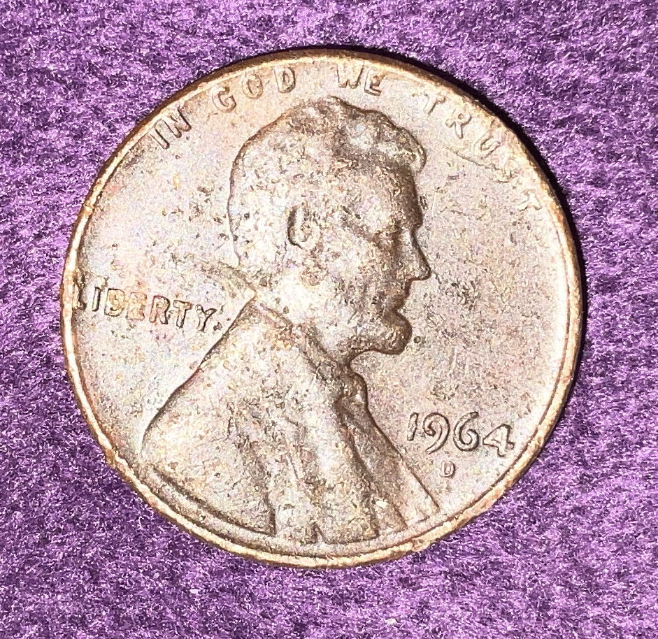 Penny 1964 Lincoln D  coin collectible - Main Image 3