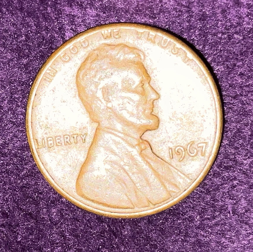 Penny 1967 Lincoln  coin collectible - Main Image 3