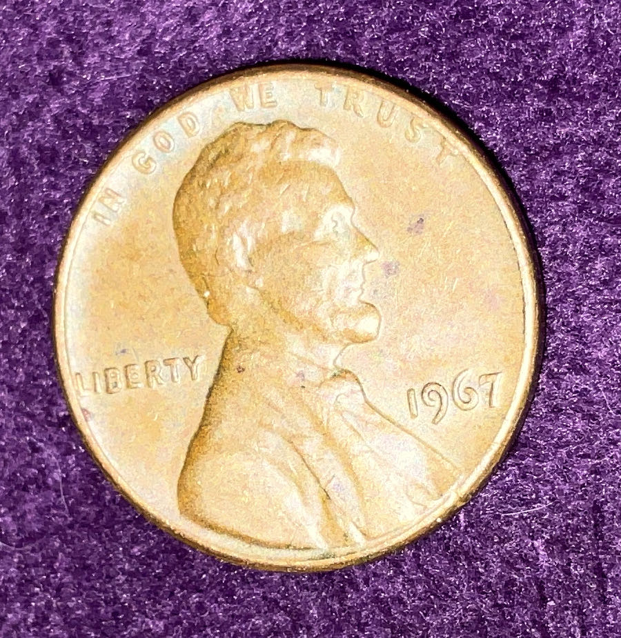 Penny 1967 Lincoln  coin collectible - Main Image 3