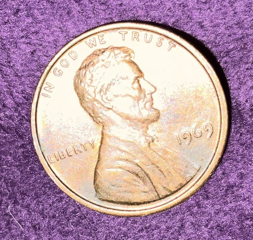 Penny 1969 Lincoln  coin collectible - Main Image 3