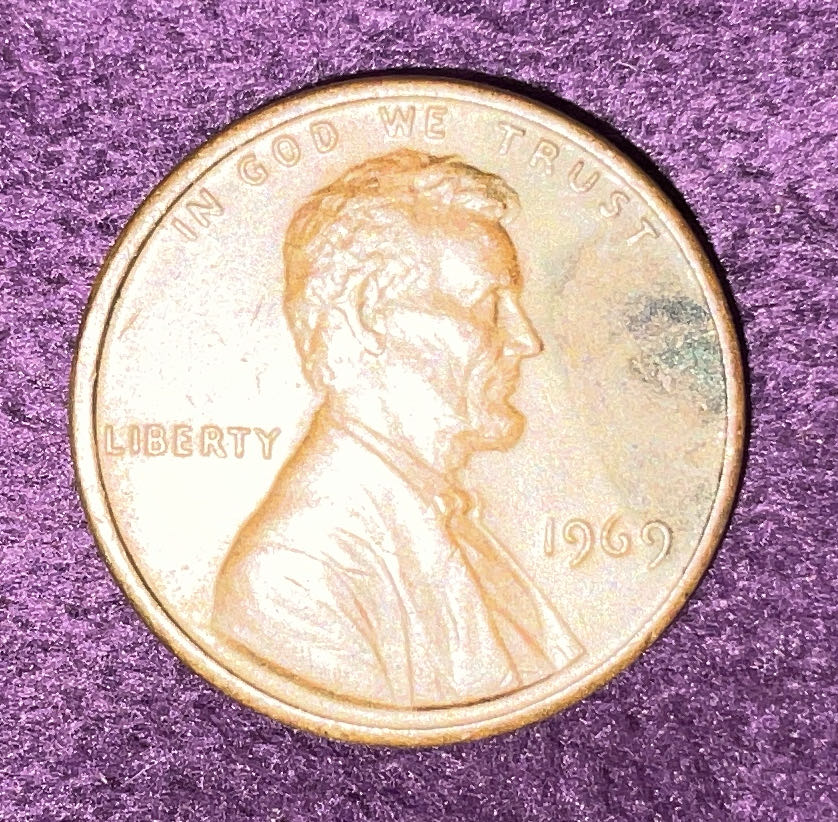 Penny 1969 Lincoln  coin collectible - Main Image 3