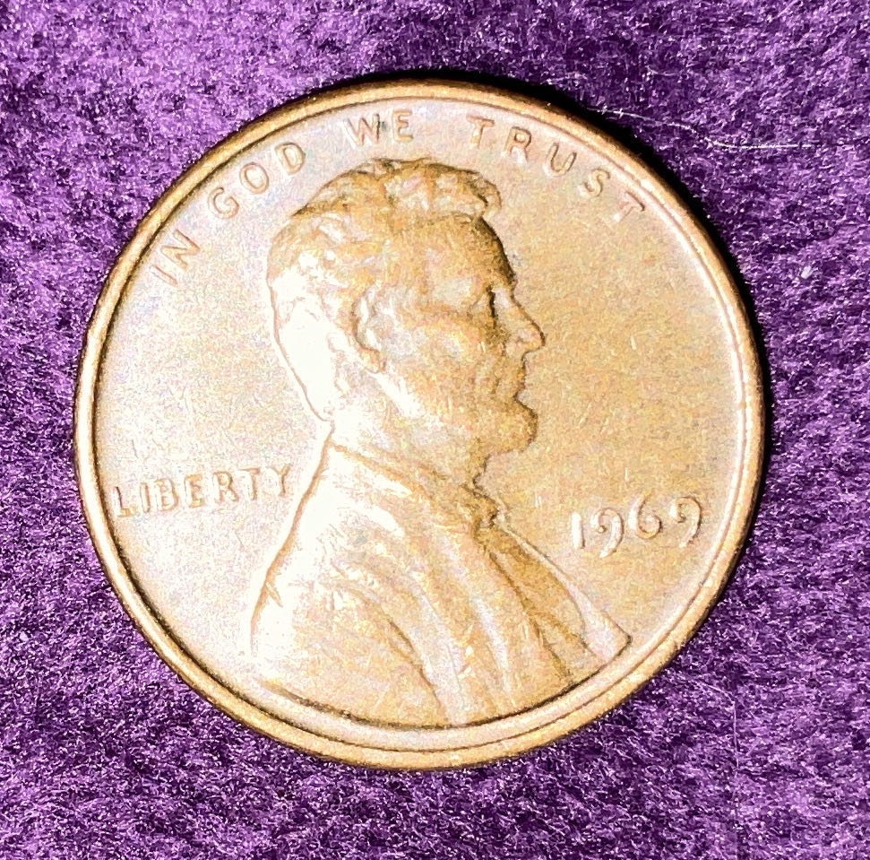 Penny 1969 Lincoln  coin collectible - Main Image 3