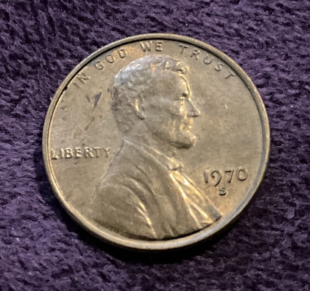 Penny 1971 Lincoln S  coin collectible - Main Image 3