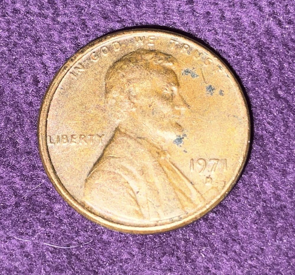 Penny 1971 Lincoln D  coin collectible - Main Image 3
