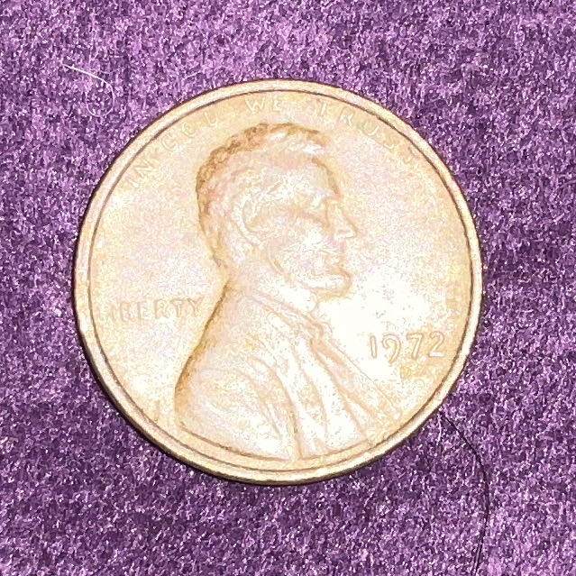 Penny 1972 Lincoln D  coin collectible - Main Image 3