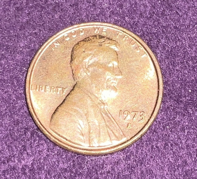 Penny 1973 Lincoln S  coin collectible - Main Image 3