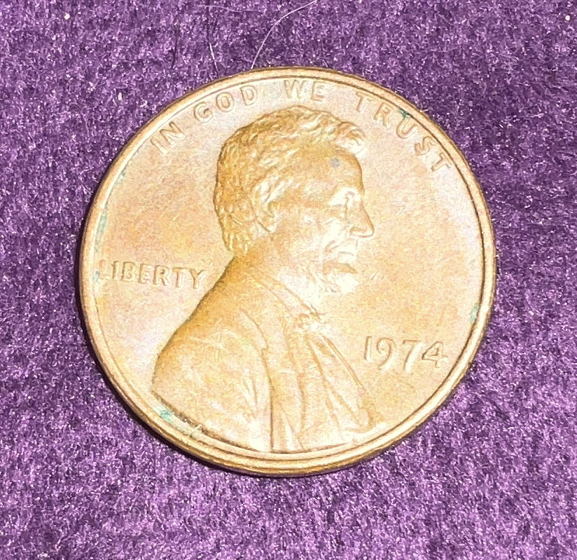 Penny 1974 Lincoln  coin collectible - Main Image 3