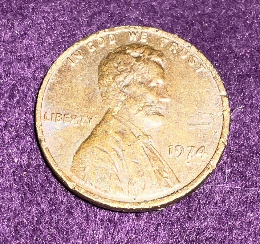 Penny 1974 Lincoln  coin collectible - Main Image 3