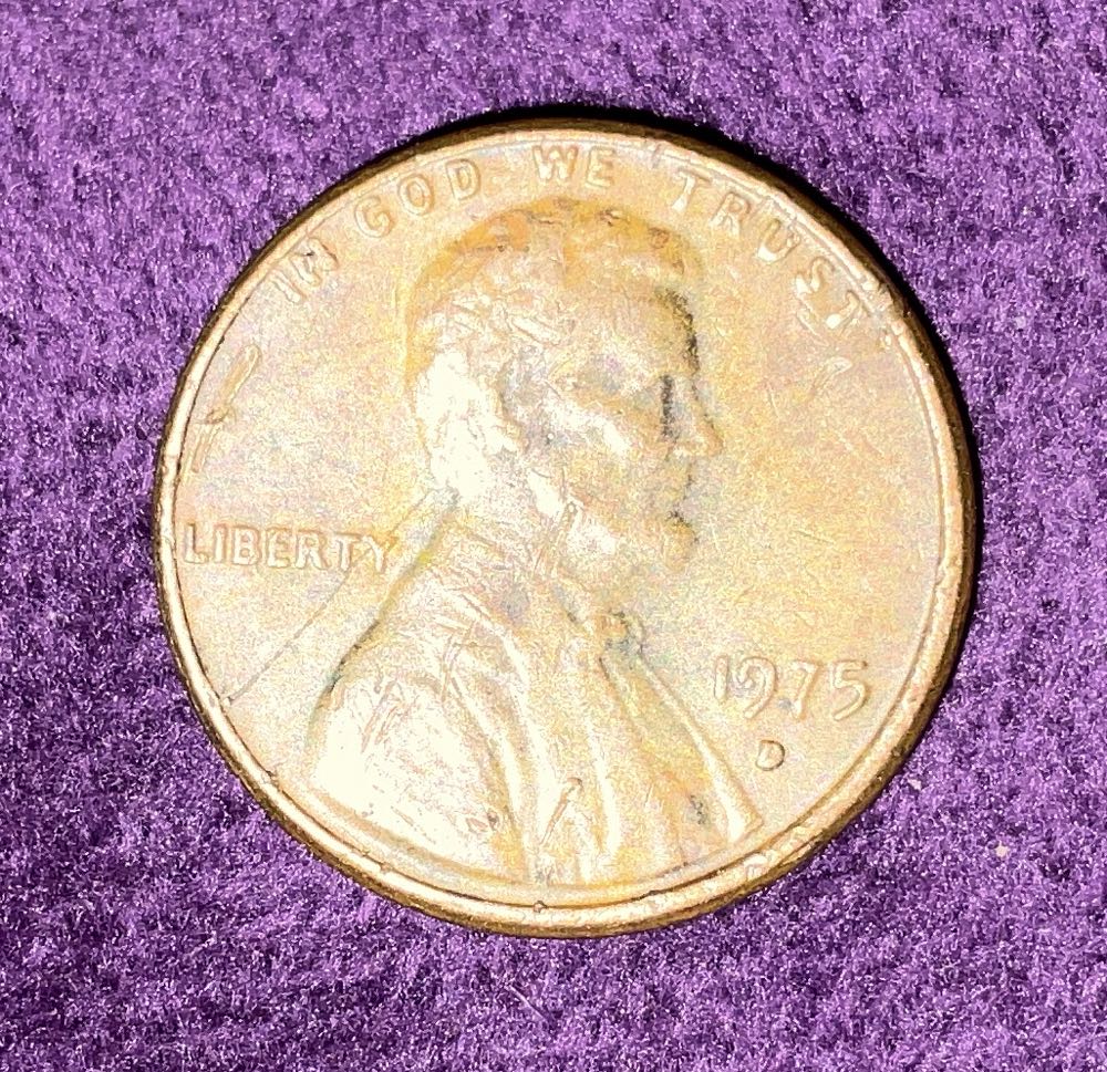 Penny 1975 Lincoln  coin collectible - Main Image 3