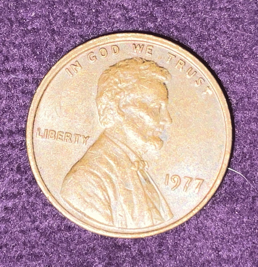 Penny 1977 Lincoln  coin collectible - Main Image 3