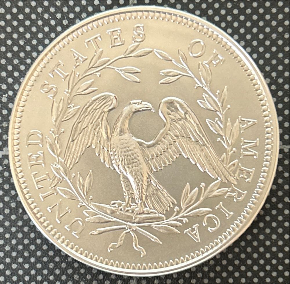 US Medal Flowing Hair  coin collectible - Main Image 2
