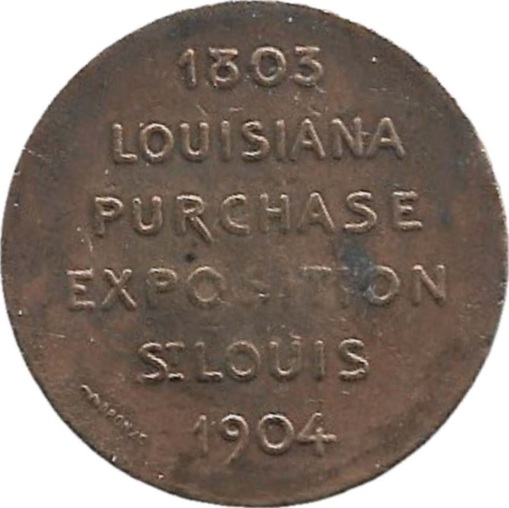 Louisiana Purchase Exposition Medal  coin collectible - Main Image 2